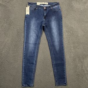 Barbell Apparel Jeans Womens 30 Blue Denim Pants Skinny Fit Stretch 30x32 NWT